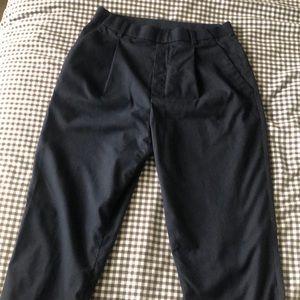 Uniqlo pinstripe tailored pants